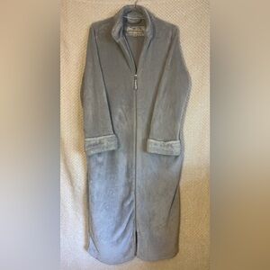 Anne Klein Womens Plush Zip-Front Robe Size Small/Medium